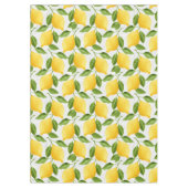 水彩画レモンパターン テーブルクロス (正面)