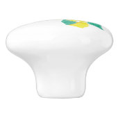 水彩画レモン陶磁器のノブ セラミックノブ (側面)