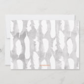 水彩画ロビン及び羽の文房具の平らなカード ノートカード (裏面)