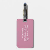 水彩画ヴェネツィアイタリアゴンドラ ラゲッジタグ (裏面縦)