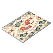 水彩画中国の型の猫 ノートブック (左側)