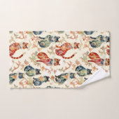 水彩画中国の型の猫 バスタオルセット (ハンドタオル)