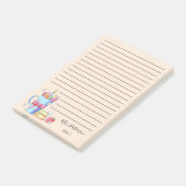 水彩画先生ルールドポストイットノート ポストイット (アングル)