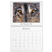 水彩画動物のカレンダー カレンダー (3月 2027)