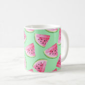 水彩画和の継ぎ目無しスタイル コーヒーマグカップ (正面右)