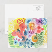 水彩画園芸ポストカード ポストカード (正面/裏面)