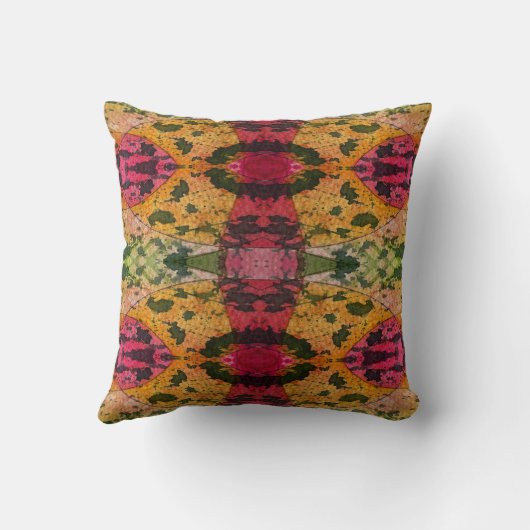 水彩画墨画表現主義抽象芸術 クッション (裏面)