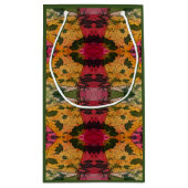 水彩画墨画表現主義抽象芸術 スモールペーパーバッグ (裏面)