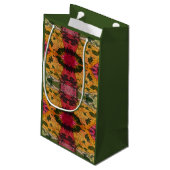 水彩画墨画表現主義抽象芸術 スモールペーパーバッグ (裏面アングル)