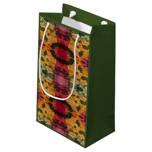 水彩画墨画表現主義抽象芸術 スモールペーパーバッグ (裏面アングル)