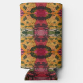 水彩画墨画表現主義抽象芸術 スリム缶クーラー (裏面)