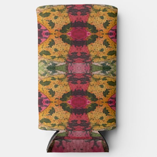 水彩画墨画表現主義抽象芸術 スリム缶クーラー (正面)