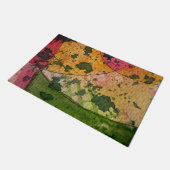 水彩画墨画表現主義抽象芸術 ドアマット (アングル)
