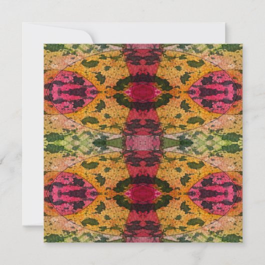 水彩画墨画表現主義抽象芸術 ノートカード (正面)