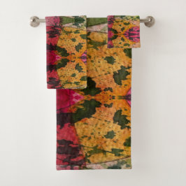 水彩画墨画表現主義抽象芸術 バスタオルセット