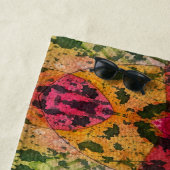 水彩画墨画表現主義抽象芸術 ビーチタオル (インサイチュ)