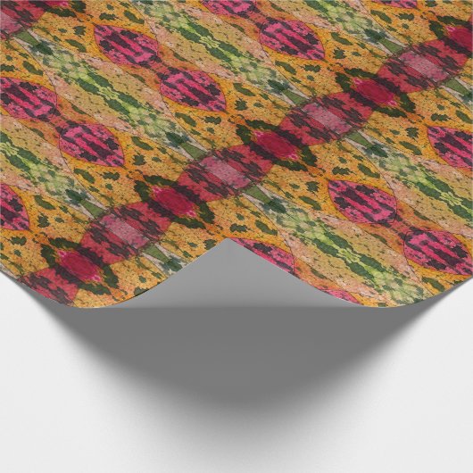 水彩画墨画表現主義抽象芸術 ラッピングペーパー (角)