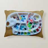 水彩画家のパレット枕 アクセントクッション (裏面)