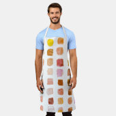 水彩画家テラコッタ エプロン (着用した状態)