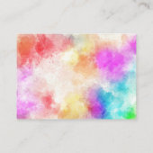 水彩画家向け 名刺 (裏面)