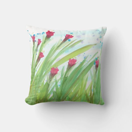 水彩画家枕 クッション (正面)