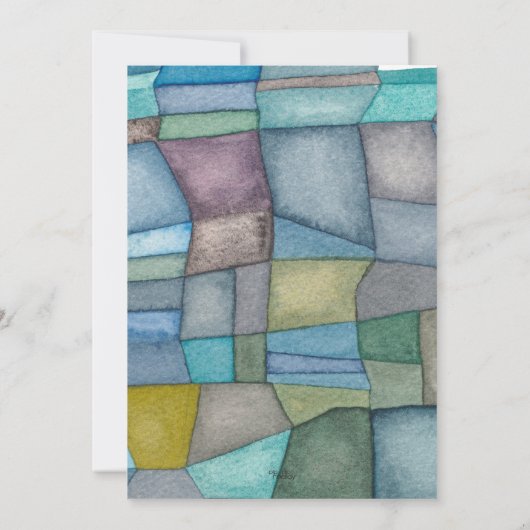 水彩画家誕生日パーティーカスタム 招待状 (裏面)