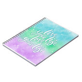 水彩画感動的引用文 ノートブック (左側)