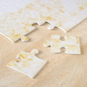 水彩画抽象芸術景観美術秋の木 ジグソーパズル (側面)