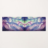 水彩画抽象芸術 ヨガマット (裏面(横))