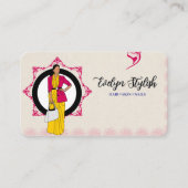 水彩画最高のスタイリッシュトレンディー 名刺 (正面)