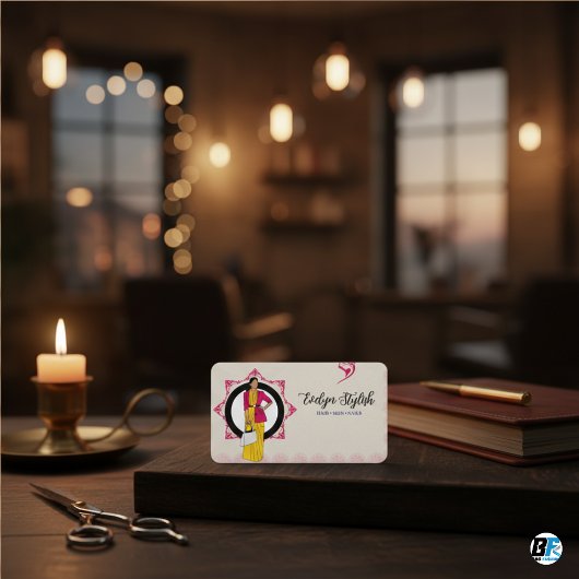 水彩画最高のスタイリッシュトレンディー 名刺