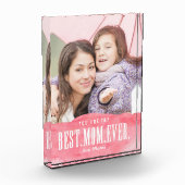 水彩画最高の色ママーエバーアクリル写真ブロック フォトブロック (左)