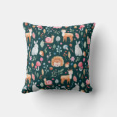 水彩画法の子供の絵柄。妖精  クッション (裏面)