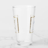 水彩画海軍及び赤面のメイド・オブ・オーナー(花嫁付き添い人) タンブラーグラス (左)