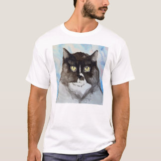 水彩画猫 Tシャツ