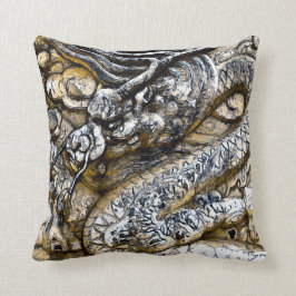 水彩画皇帝のドラゴンの石の芸術の装飾用クッション クッション