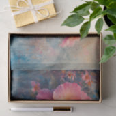 水彩画素朴色のハイビスカス 薄葉紙 (ギフト)