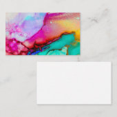 水彩画絵を描の名刺 名刺 (正面/裏面)
