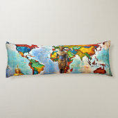 水彩画絵を描像抱き枕 ボディピロー (裏面)