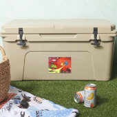 水彩画絵を描像芸術 シール (クーラー)