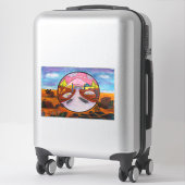 水彩画絵を描像芸術 シール (スーツケース)