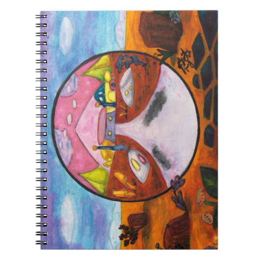 水彩画絵を描像芸術 ノートブック (正面)