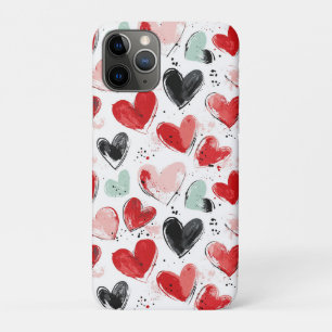 水彩画絵を描型 iPhone 11 PROケース