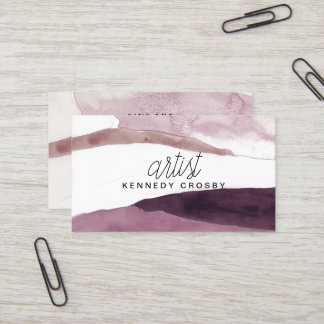 水彩画絵を描家名刺 名刺