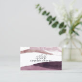 水彩画絵を描家名刺 名刺 (スタンド正面)