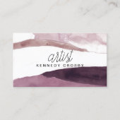 水彩画絵を描家名刺 名刺 (正面)