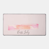 水彩画絵を描線ボスレディ デスクマット (正面)