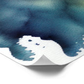 水彩画絵画面IX ポスター (角)