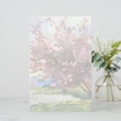 水彩画絵画(横) 便箋 (スタンド正面)