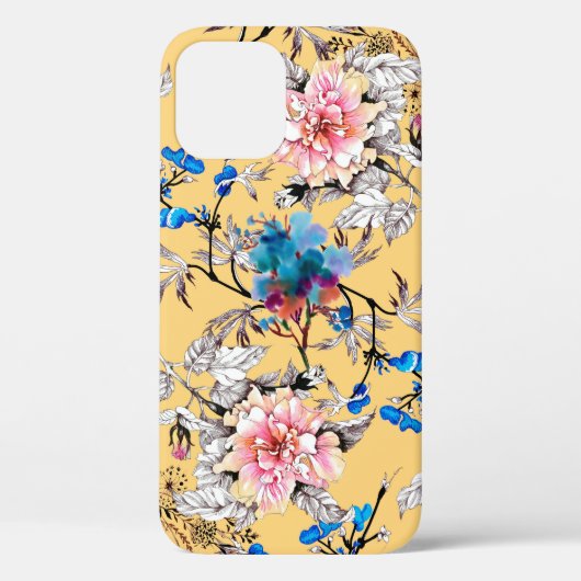 水彩画継ぎ目無し図柄美麗 Case-Mate iPhoneケース (裏面)